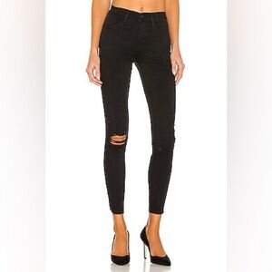 Frame Denim Black Skinny Jeans